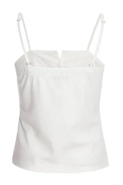 Quiz Bow Front Strappy Top Cream Best