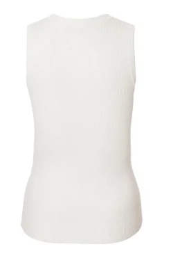 Quiz Cream Button Front Top Clearance