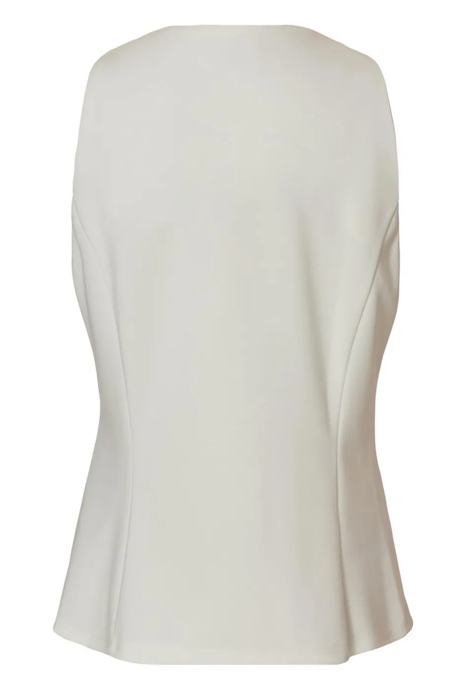 Quiz Button Front Waistcoat Cream