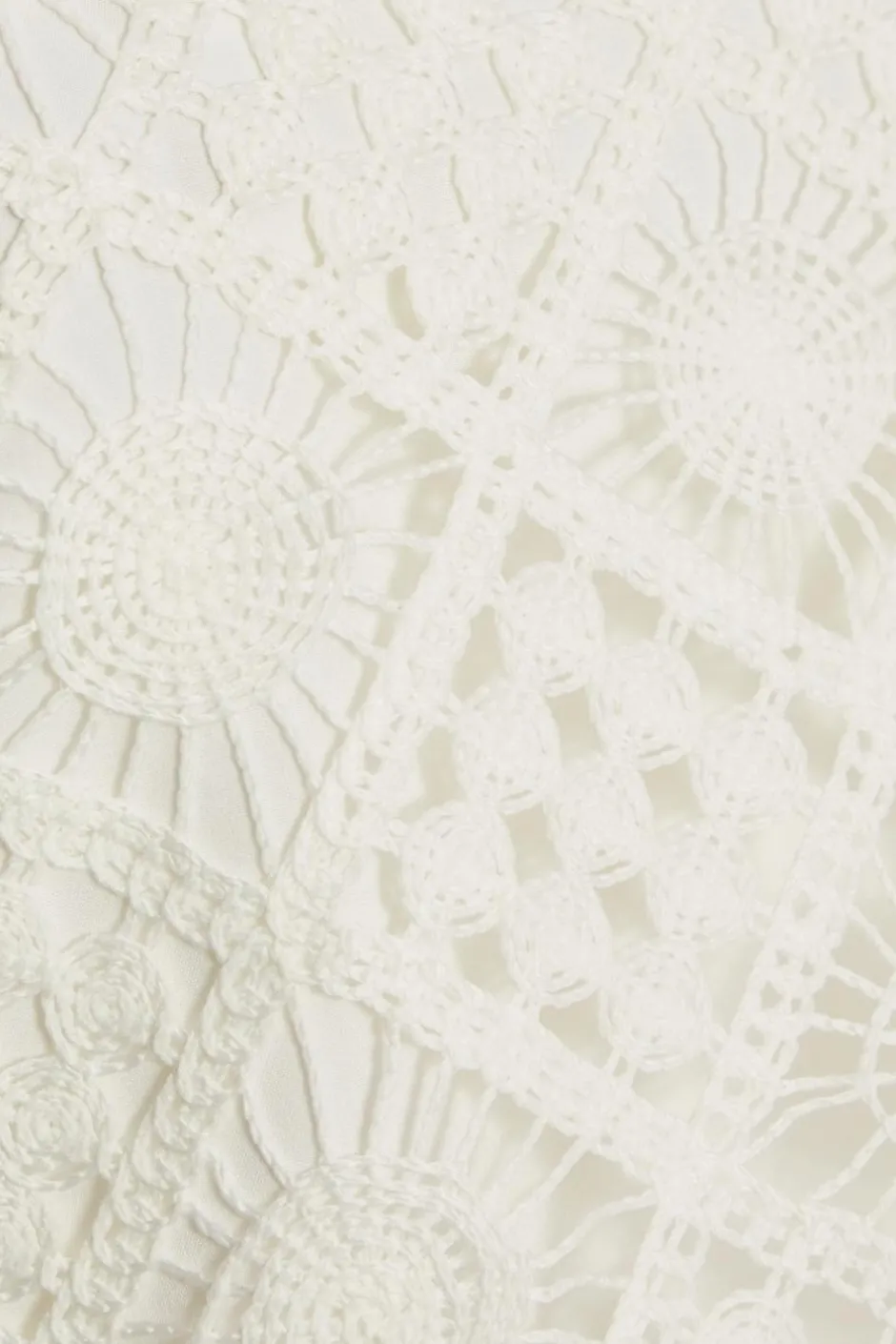 Quiz Crochet Tank Top Cream Sale