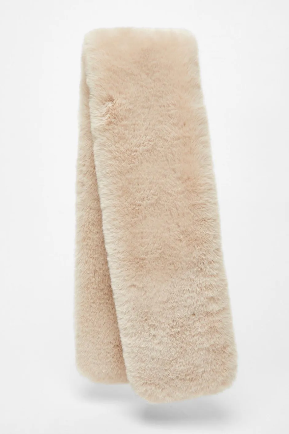 Quiz Cream Faux Fur Scarf Discount