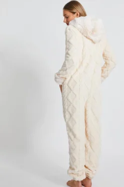 Quiz Cream Fleece Onesie Sale