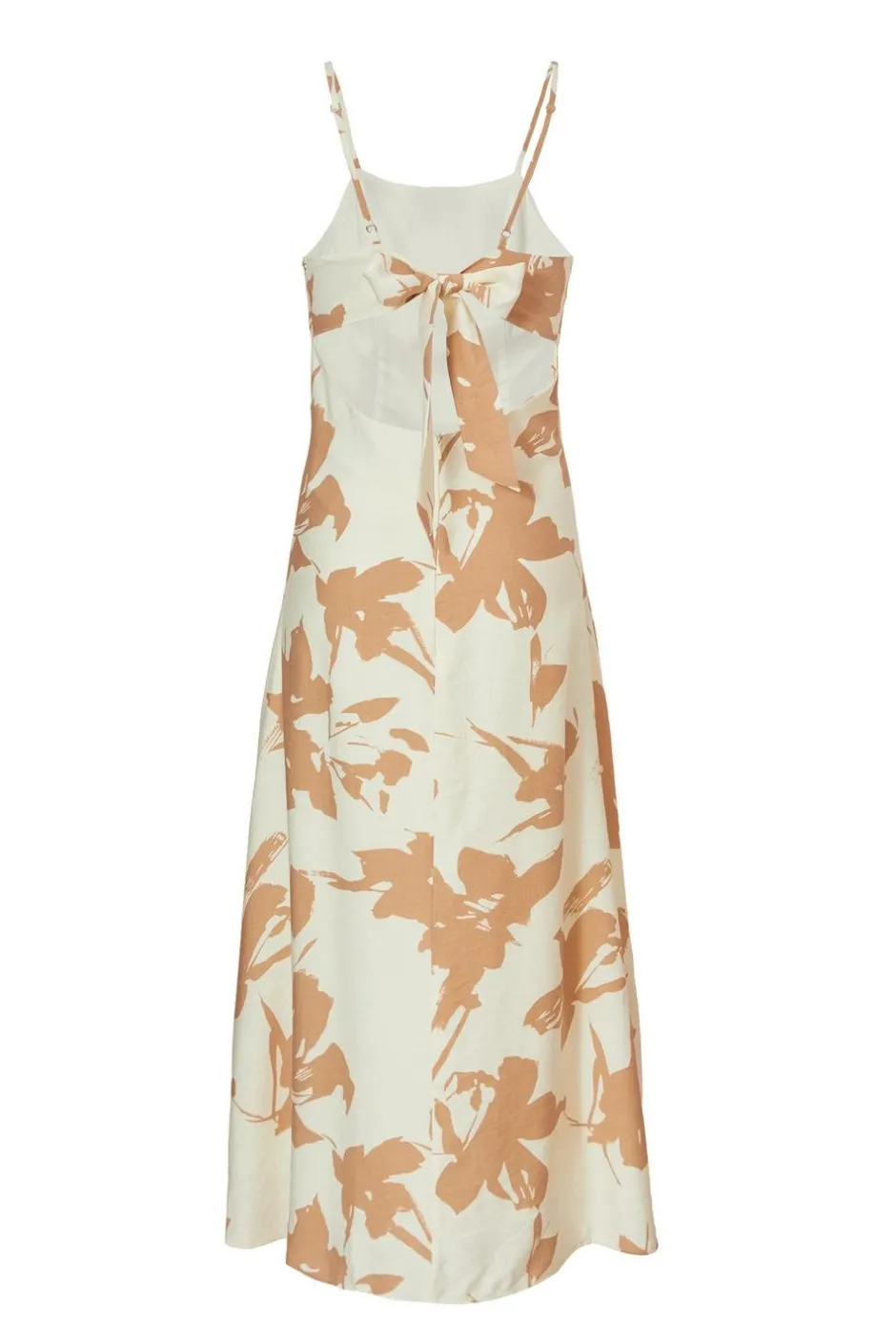 Quiz Cream Floral Print Midi Dress Sale