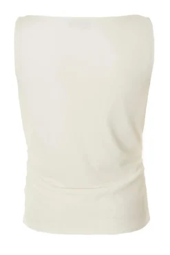 Quiz Cream Frill Detail Top Sale