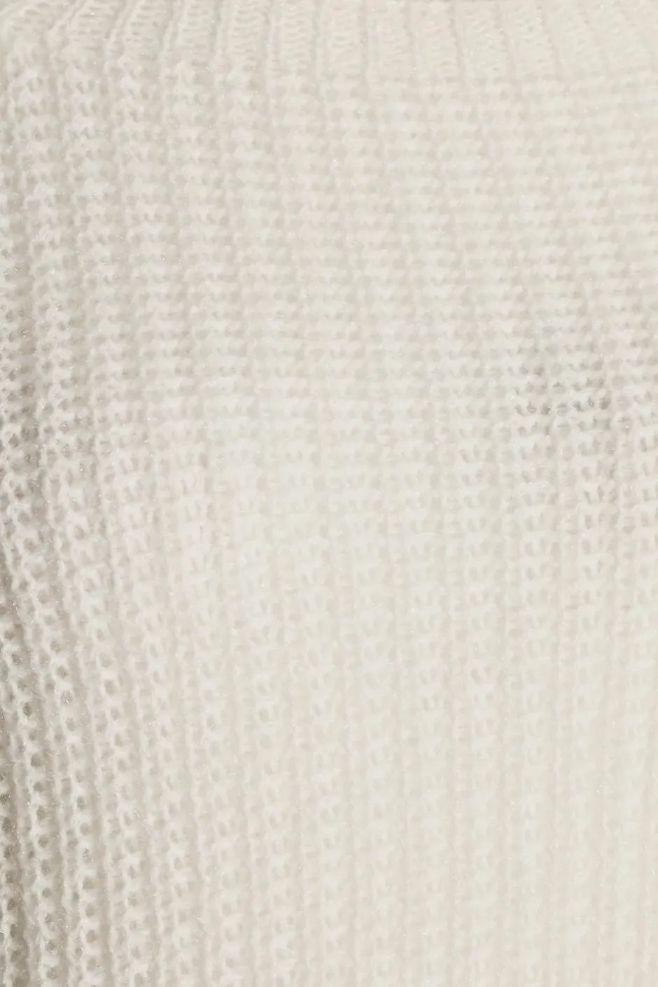 Quiz Knit Split Hem Jumper Cream Clearance