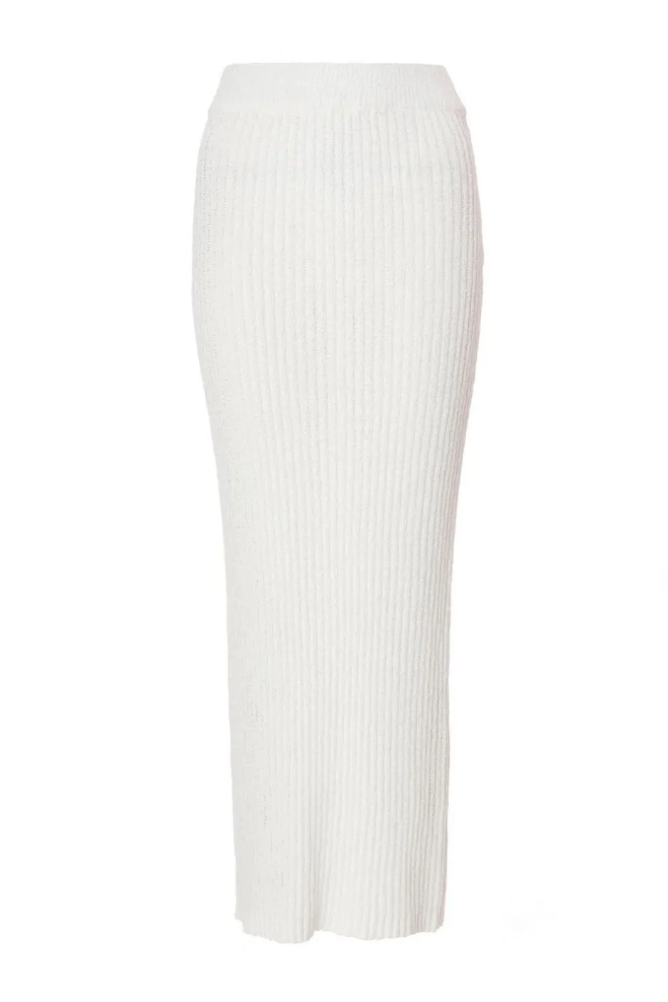 Quiz Cream Knitted Midaxi Skirt Sale