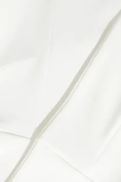 Quiz Cream Split Sleeve Crop Jacket Outlet