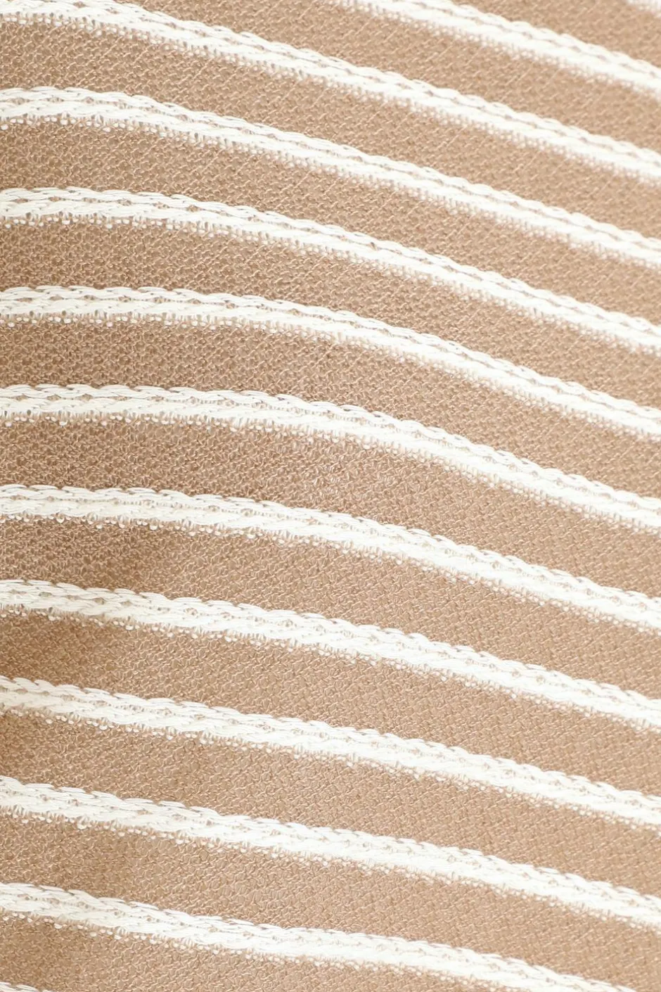 Quiz Cream Stripe Long Sleeve Crop Top Discount