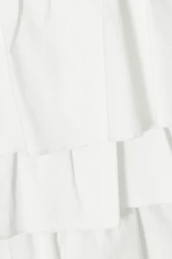 Quiz Tiered Mini Dress Cream Best