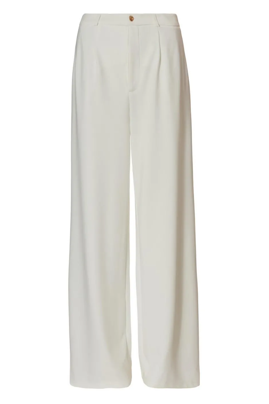 Quiz Cream Wide Leg Trousers New
