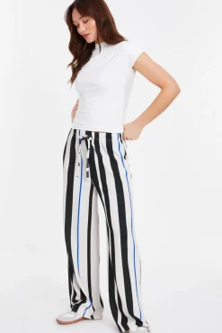 Quiz Cream Wrap High Neck Top New