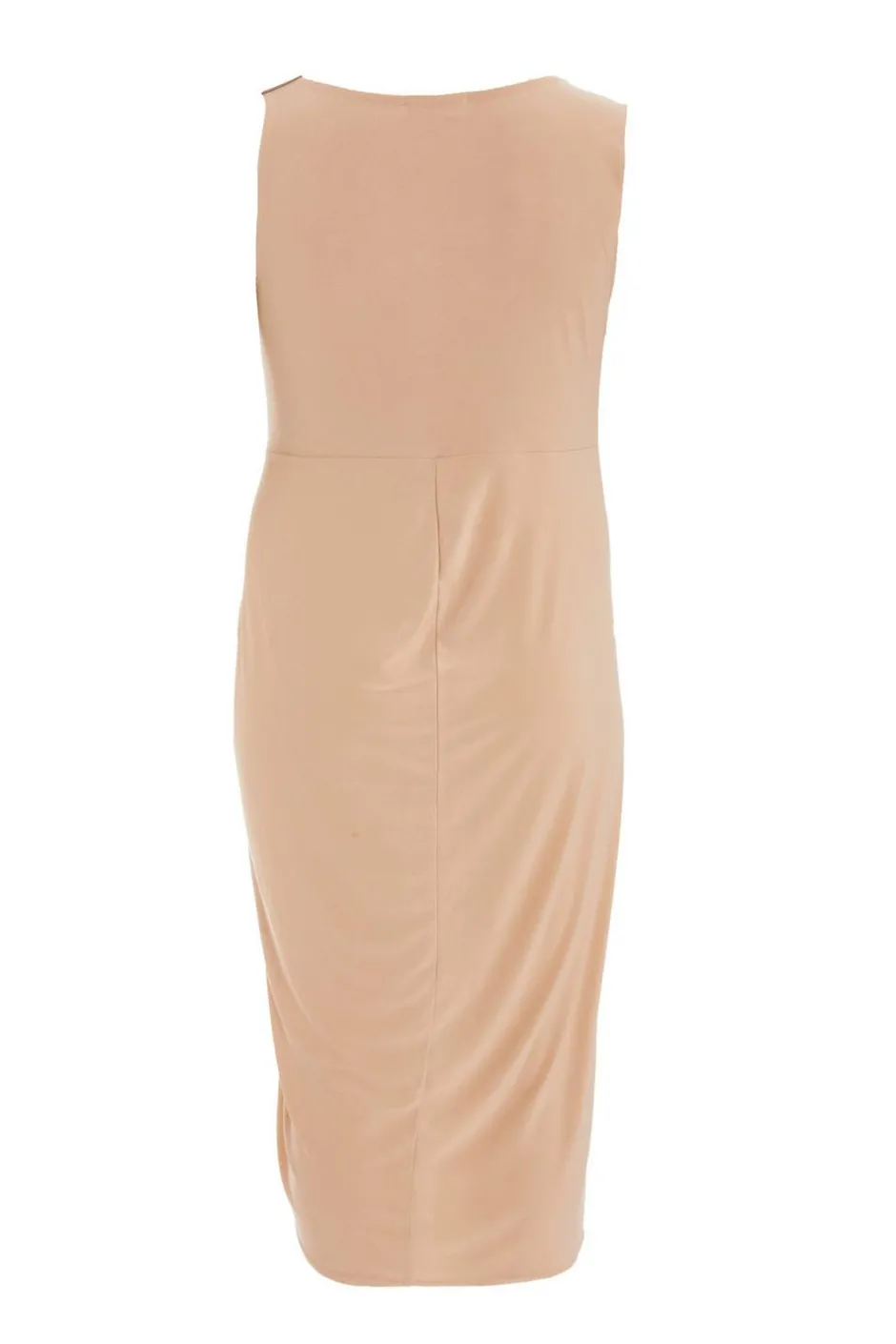 Quiz Curve Asymmetric Buckle Midi Dress Outlet