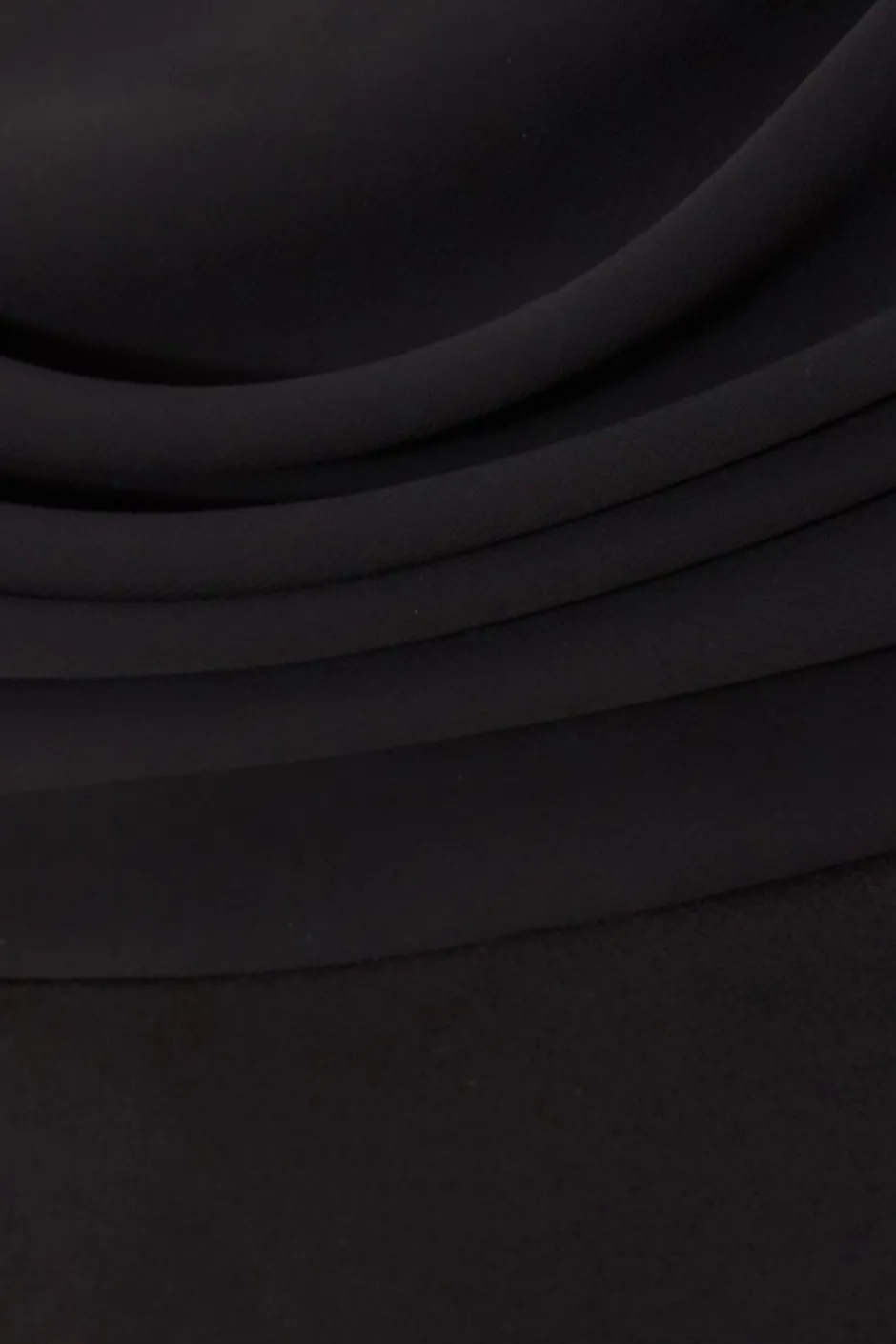 Quiz Curve Chiffon Bardot Maxi Dress Black Clearance