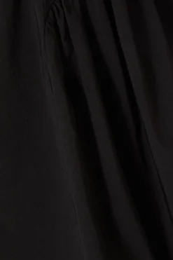 Quiz Curve Drop Waist Mini Dress Black Clearance
