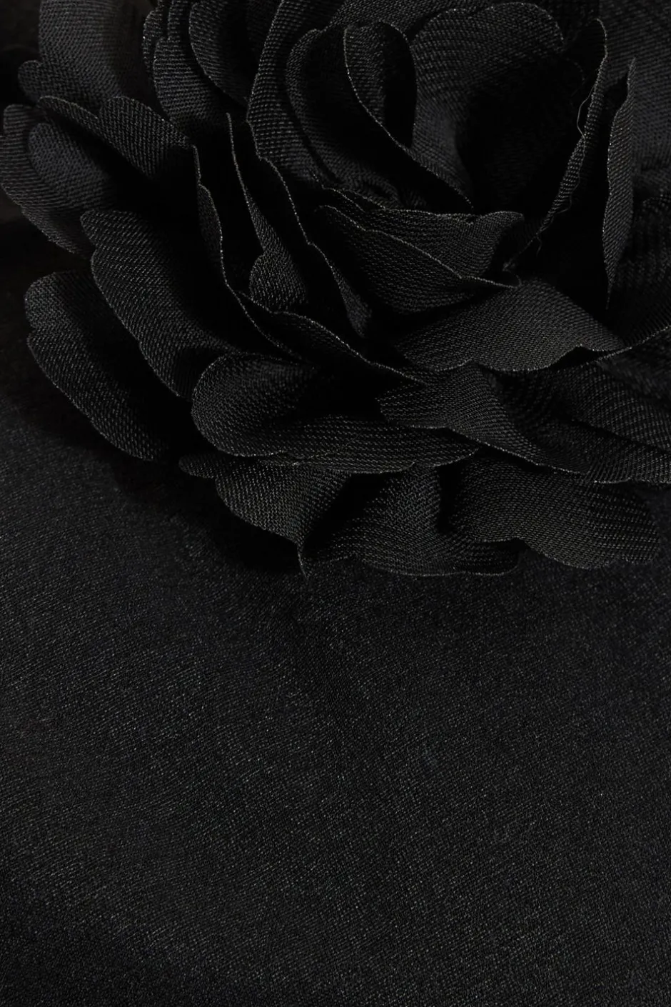 Quiz Curve Black Peplum Top
