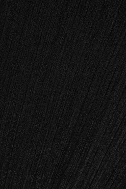 Quiz Curve Black Pleated Midi Dress Outlet