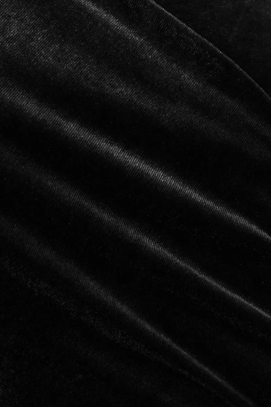 Quiz Curve Velvet Wrap Midi Dress Black Clearance