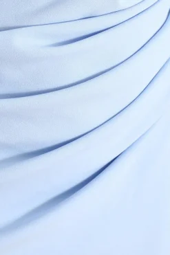 Quiz Curve Blue Cowl Neck Maxi Dress Online