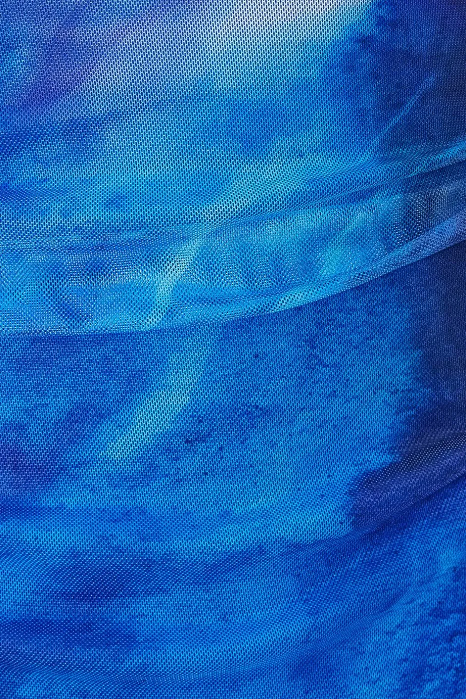 Quiz Curve Blue Marble Midaxi Dress Sale