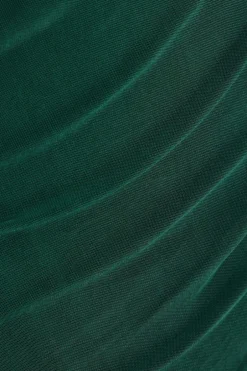 Quiz Curve Mesh Midaxi Skirt Bottle Green Discount