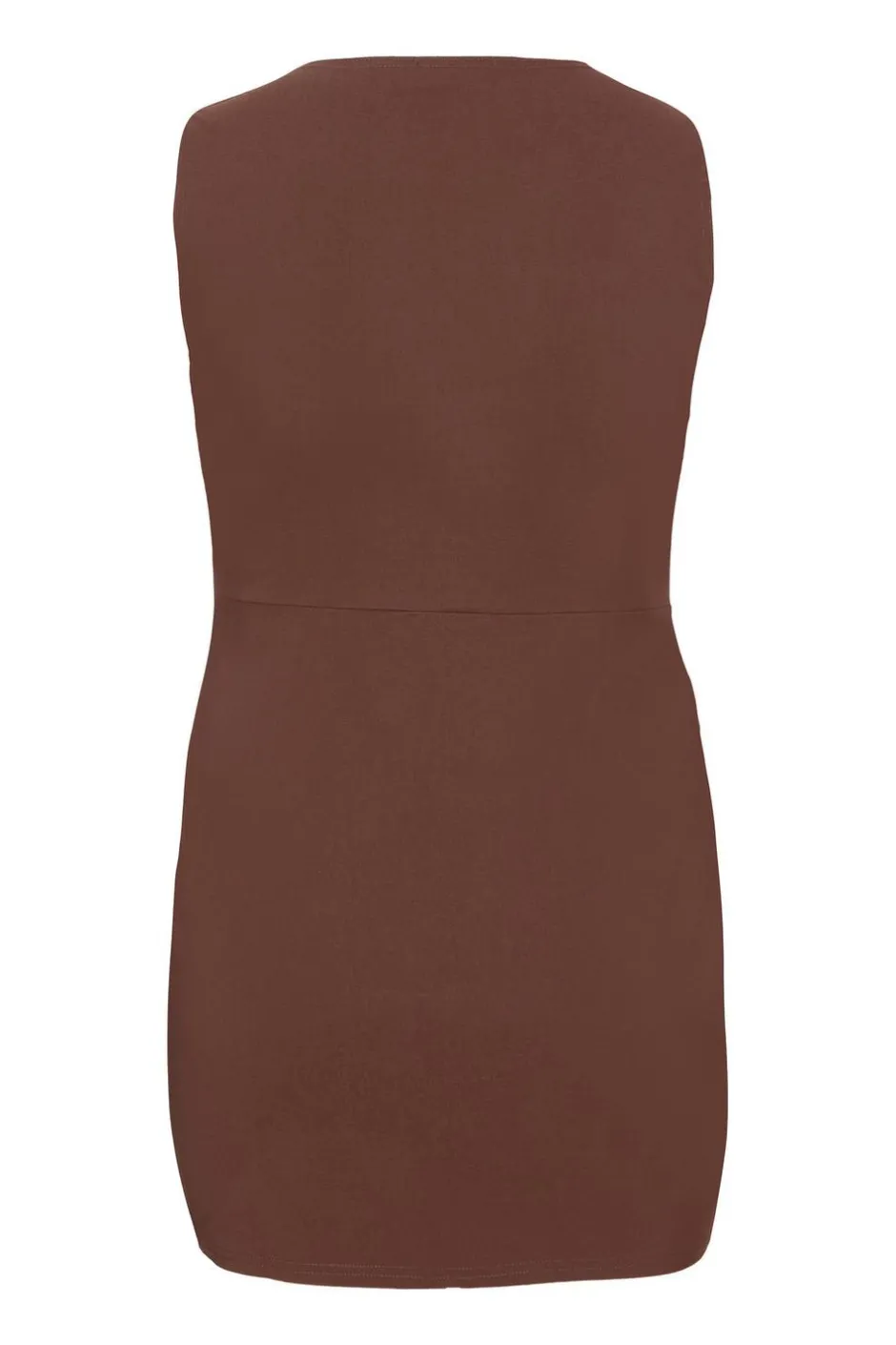 Quiz Curve Brown Square Neck Mini Dress Outlet