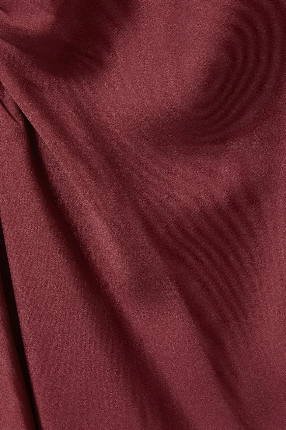 Quiz Curve Dark Red Satin Midaxi Dress Sale