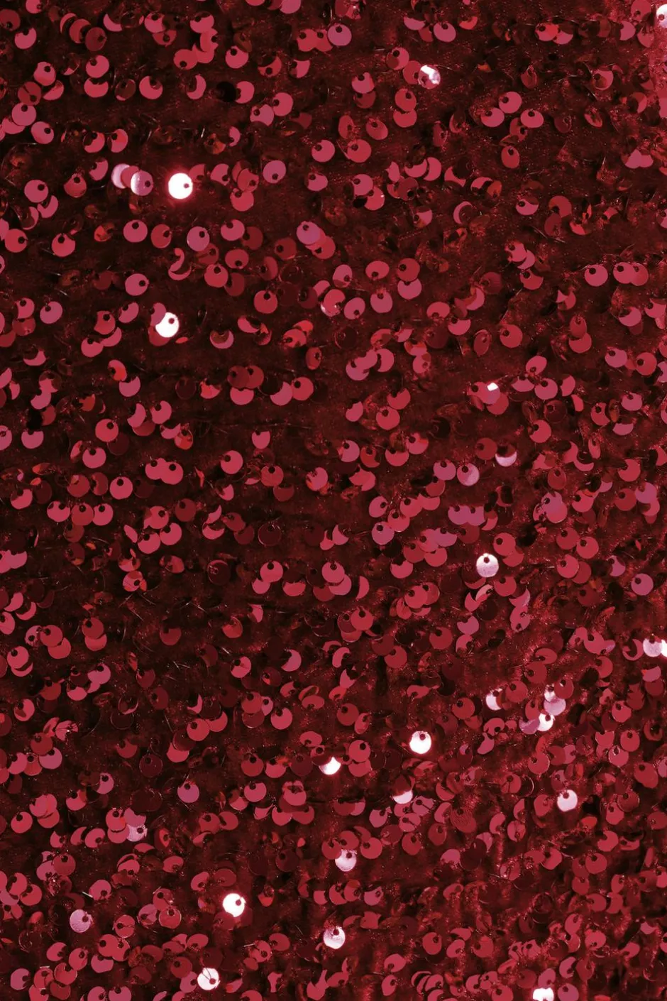 Quiz Curve Dark Red Sequin Maxi Dress Berry Best