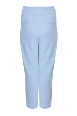 Quiz Curve Tailored Trousers Light Blue Sale