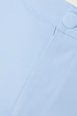 Quiz Curve Tailored Trousers Light Blue Sale