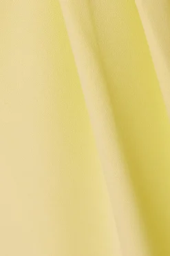 Quiz Curve Light Yellow Wrap Midi Dress Best