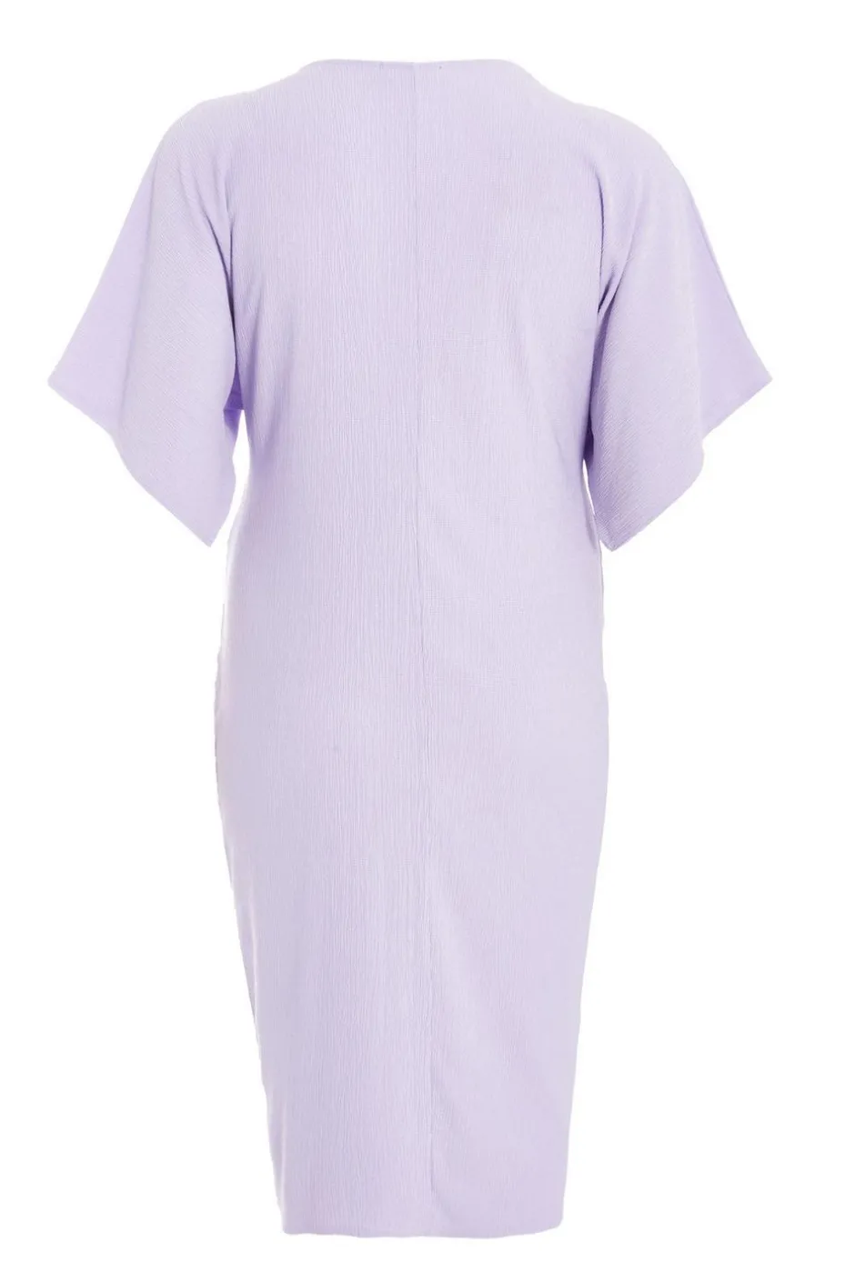 Quiz Curve Lilac Knot Front Midi Dress Hot