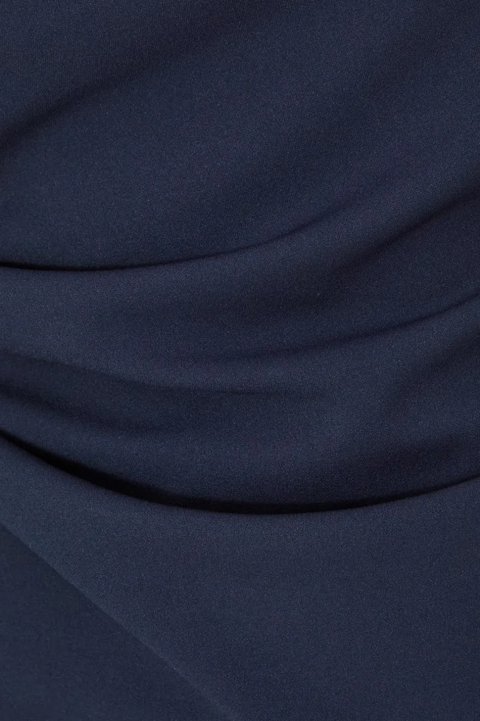 Quiz Curve Drape Neck Top Navy Sale