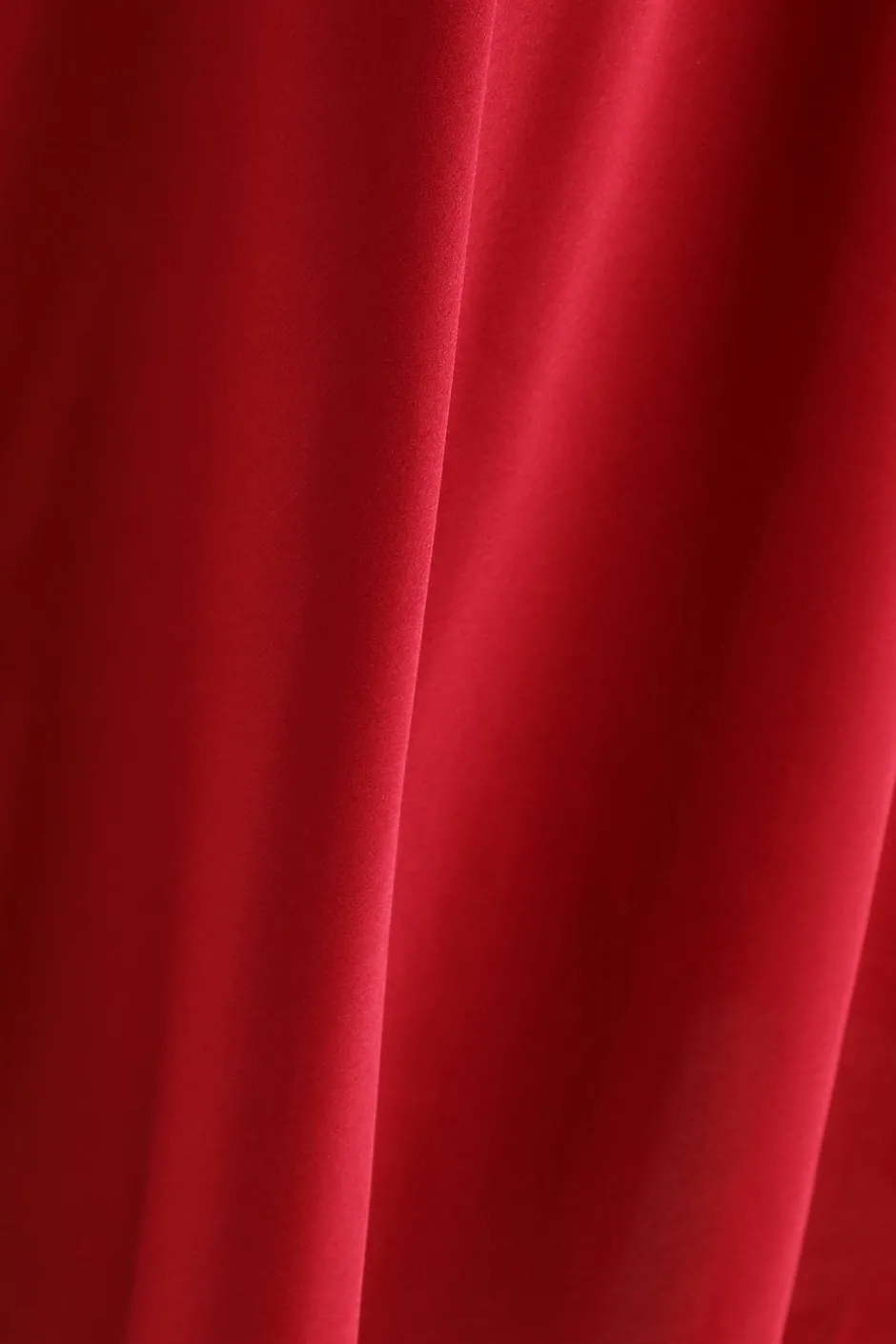 Quiz Curve Red Satin Midi Dress New