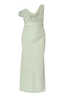Quiz Curve Sage Drop Sleeve Maxi Dress Best
