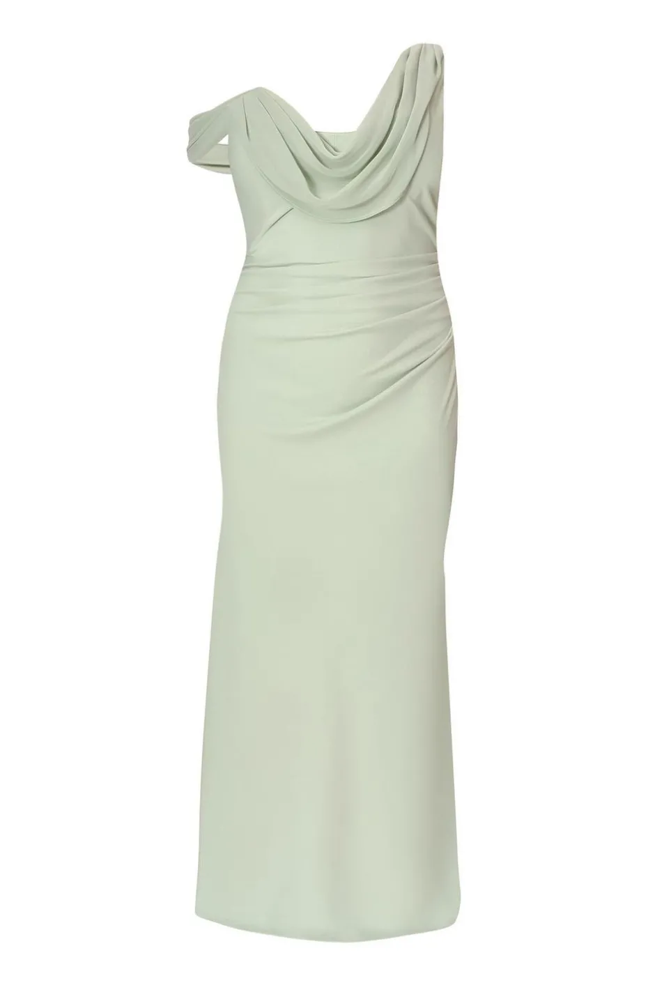 Quiz Curve Sage Drop Sleeve Maxi Dress Best