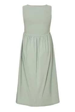 Quiz Curve Sage Drop Waist Midaxi Dress Discount