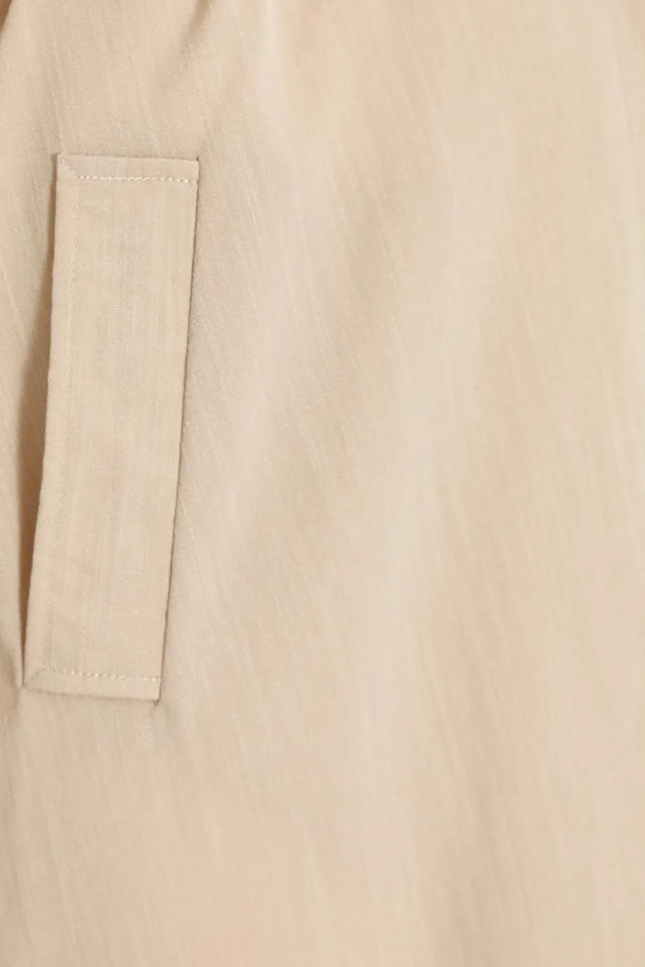 Quiz Curve Stone Linen Look Trench Jacket Outlet
