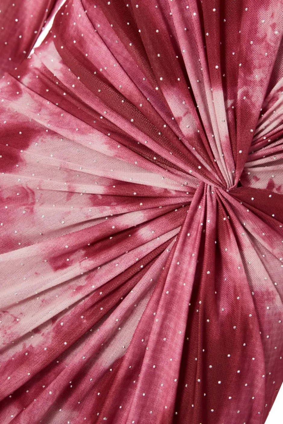 Quiz Dark Pink Marble Print Midaxi Dress