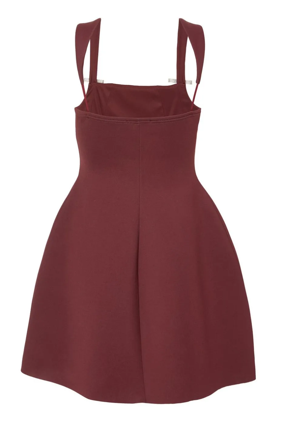 Quiz Dark Red A-Line Mini Dress Burgundy Best