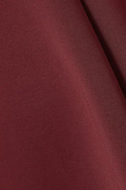 Quiz Dark Red A-Line Mini Dress Burgundy Best