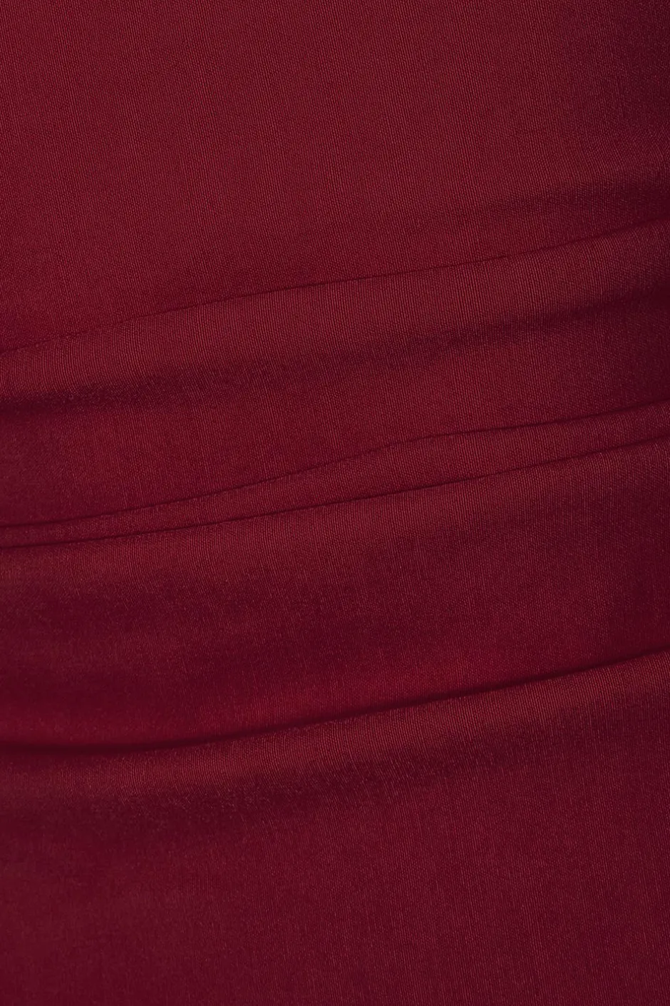 Quiz Dark Red Bandeau Midi Dress Berry