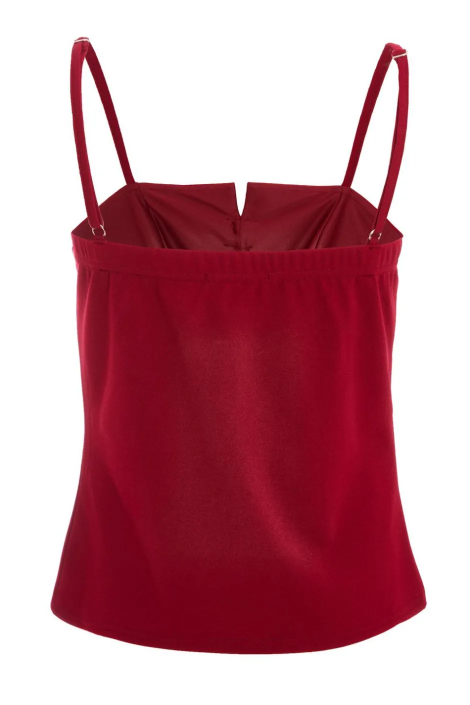 Quiz Dark Red Bow Front Top Berry