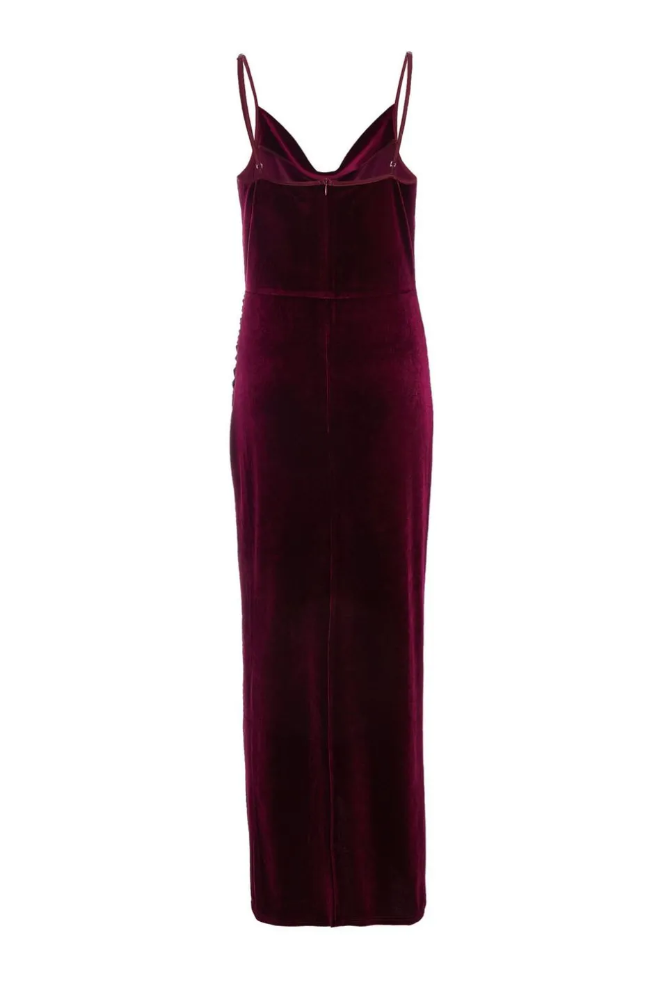 Quiz Dark Red Cowl Neck Midaxi Dress Hot