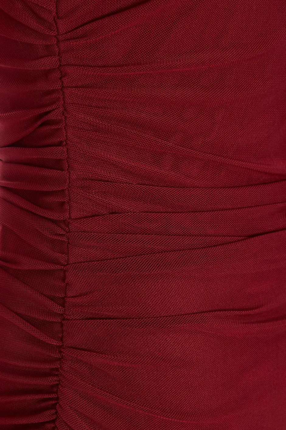 Quiz Dark Red Mesh Bodycon Midaxi Dress Outlet