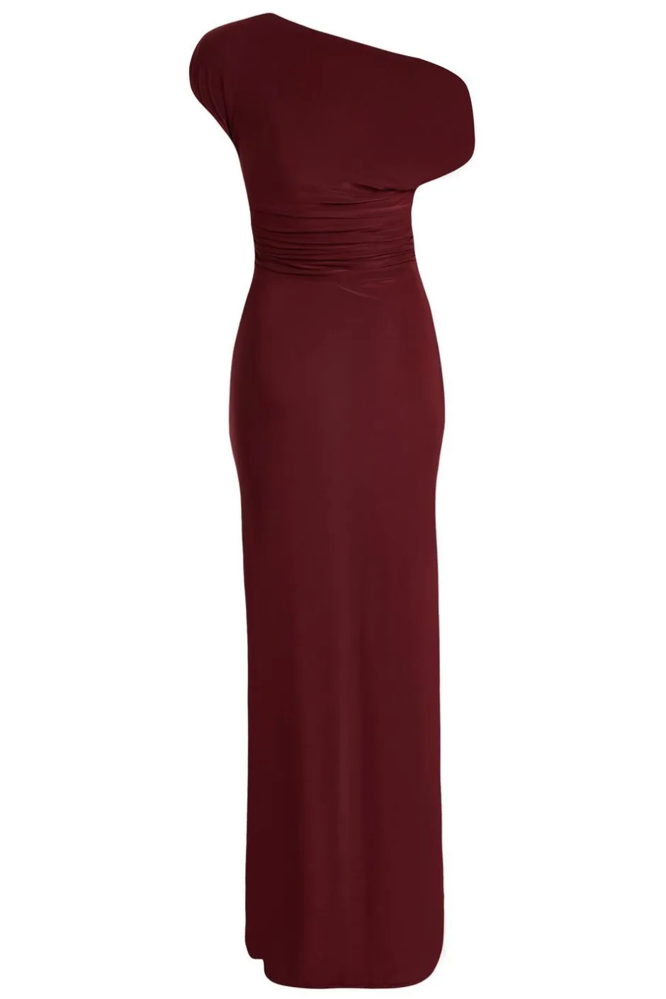 Quiz Dark Red Off Shoulder Ruched Maxi Dress Best