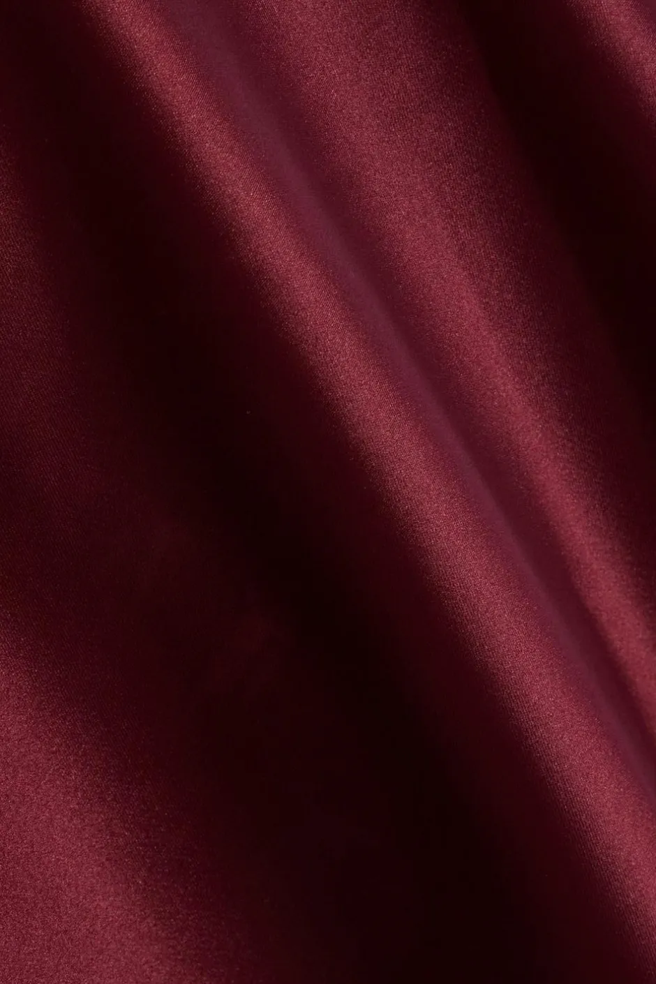 Quiz Dark Red Satin Mini Skater Dress Hot