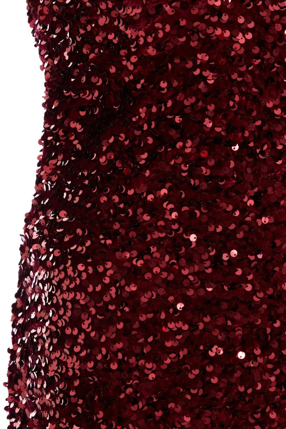 Quiz Dark Red Sequin Maxi Dress Berry Sale