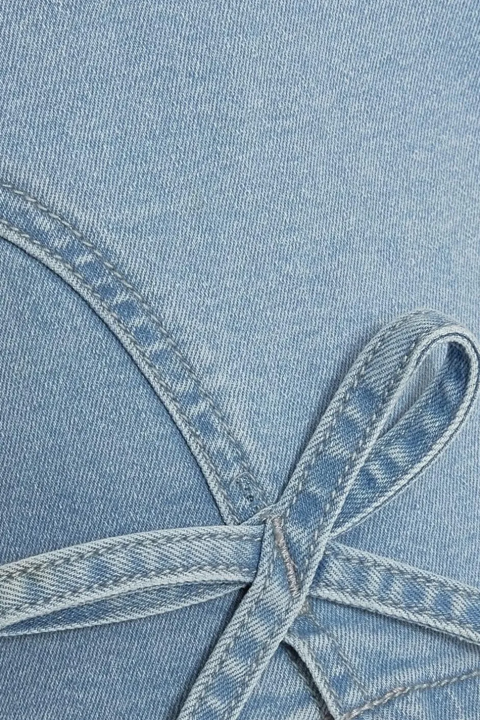 Quiz Denim Bow Detail Shorts Online