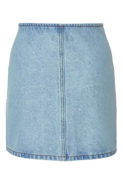 Quiz Denim Bow Detail Skirt Hot