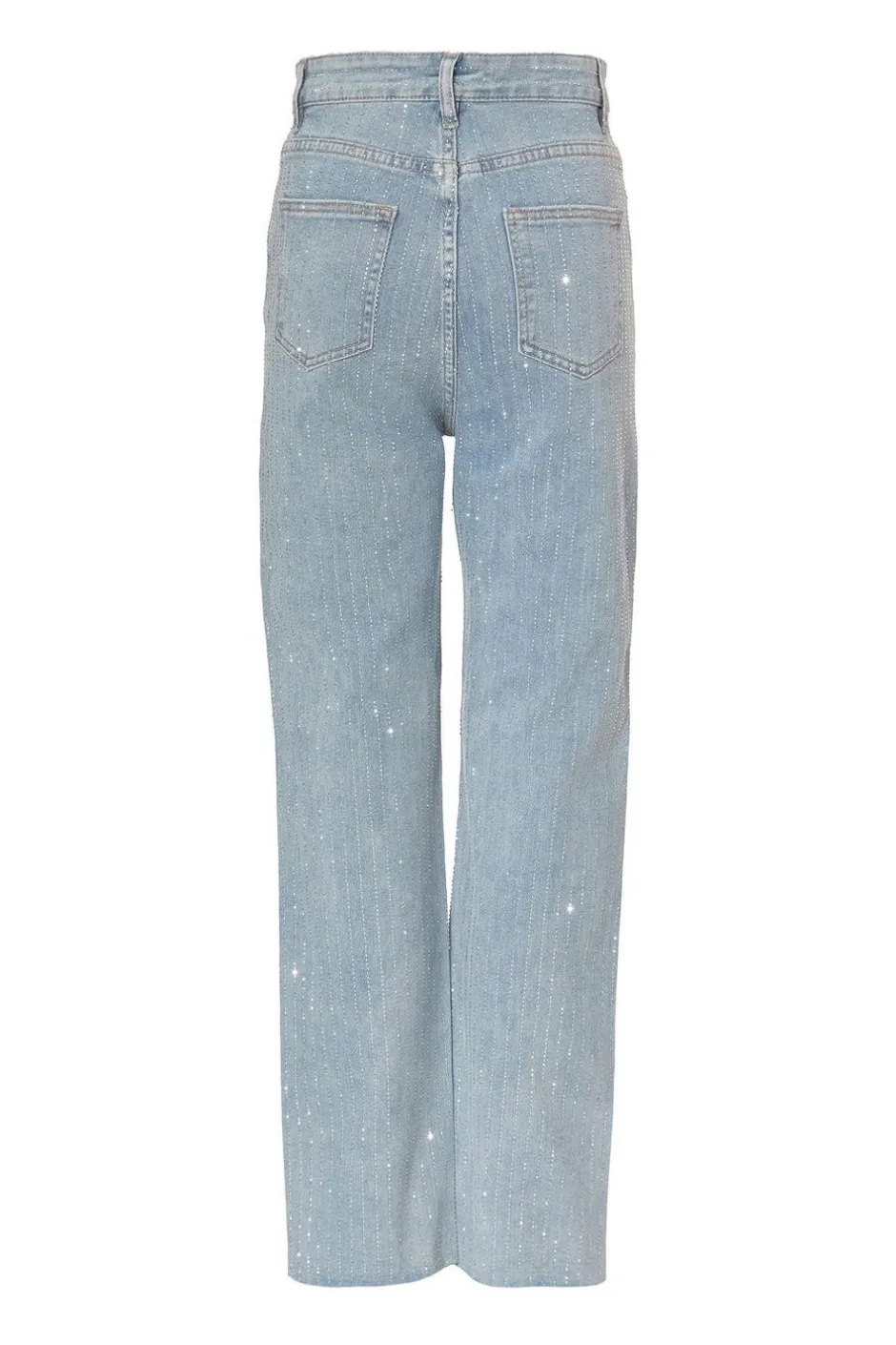 Quiz Denim Diamante Stripe Jeans Sale